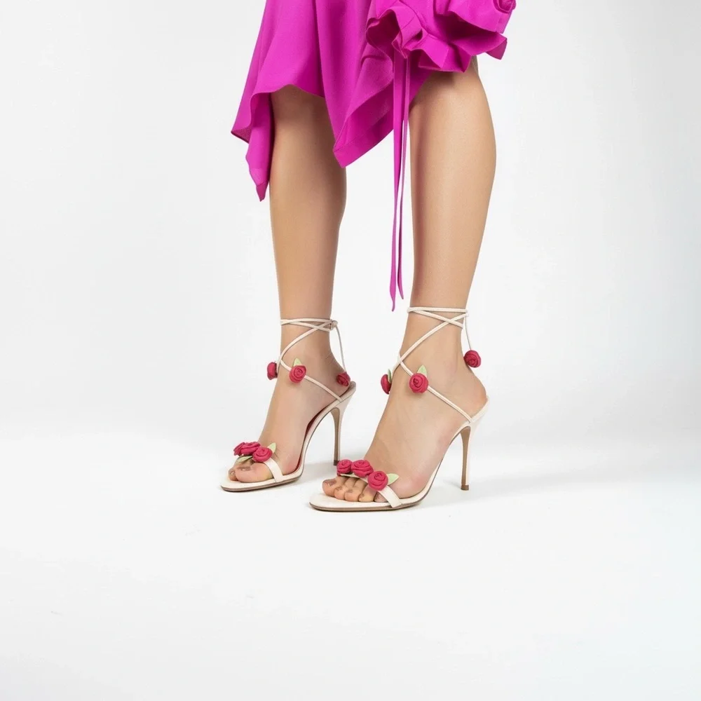 Manolo Blahnik Rose Heels - Picture 3 of 9